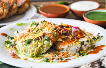 Aloo Tikki Chaat